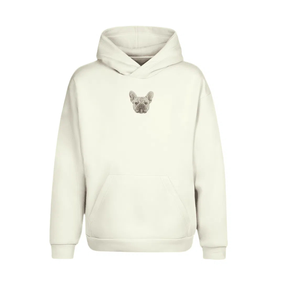 Hoodie Frenchie Beige