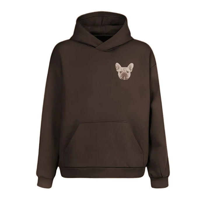 Hoodie Frenchie Beige
