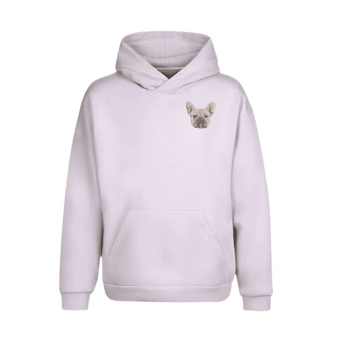 Hoodie Frenchie Beige