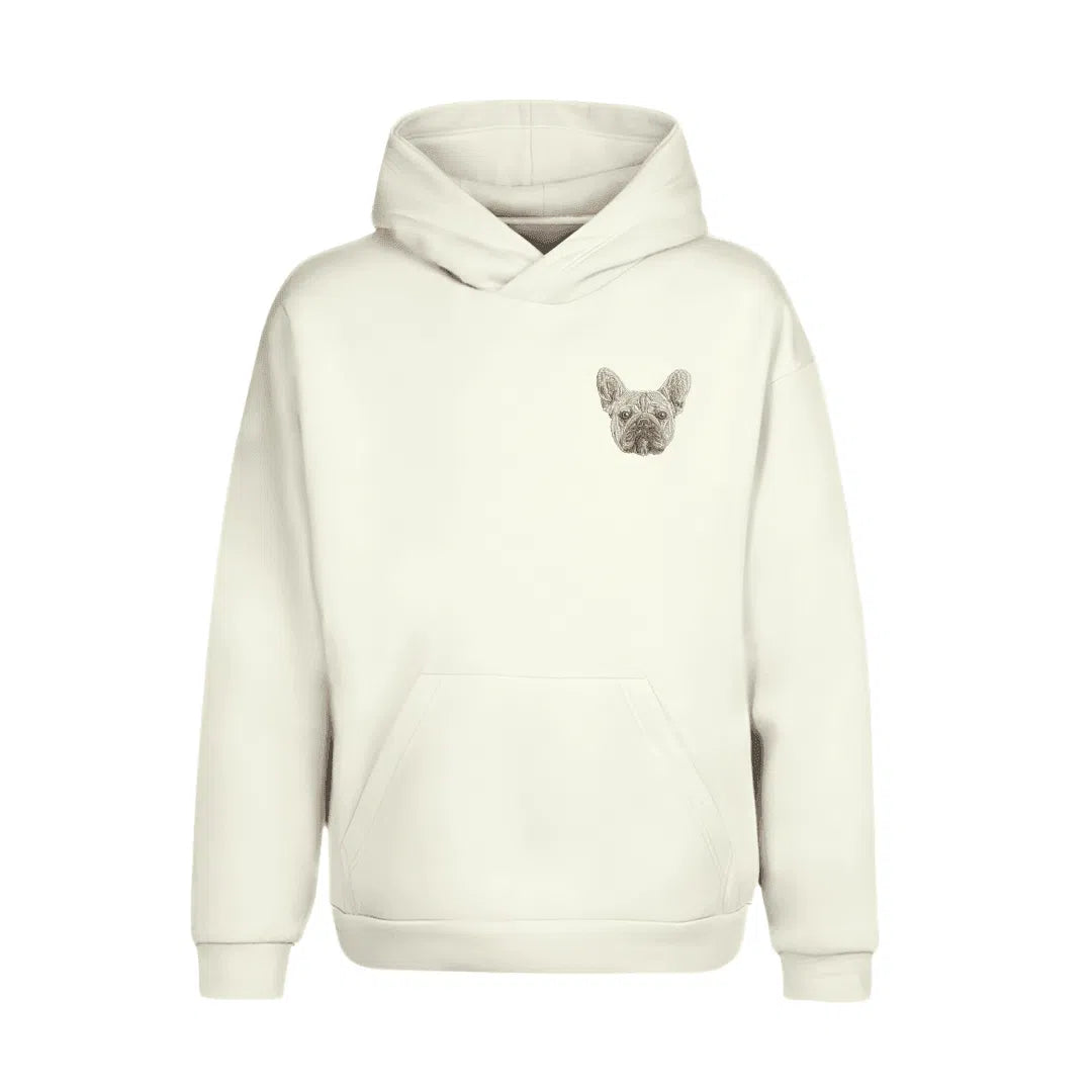 Hoodie Frenchie Beige