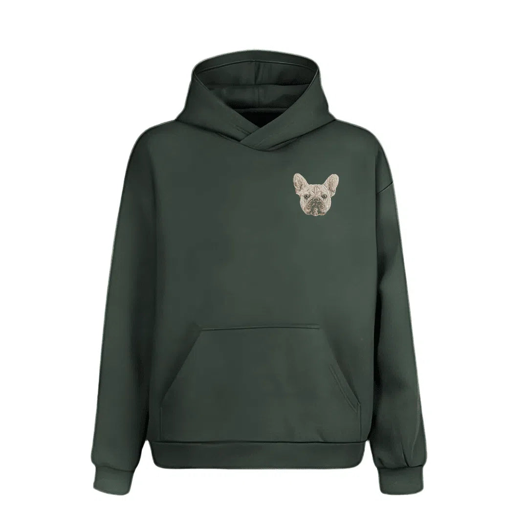 Hoodie Frenchie Beige