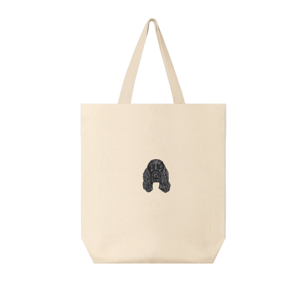 Totebag - Cocker Spaniel Negro