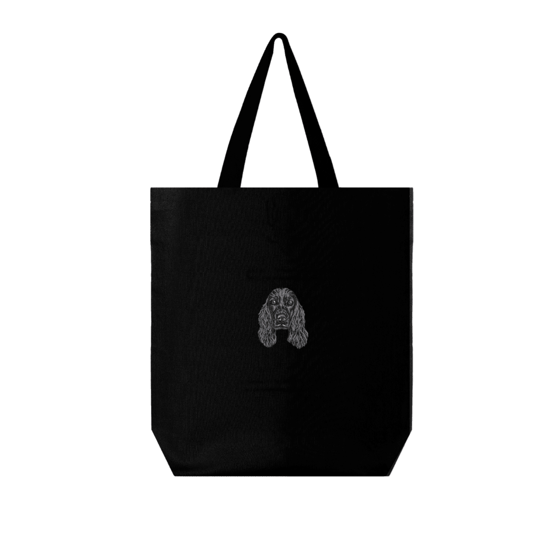 Totebag - Cocker Spaniel Negro